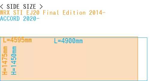 #WRX STI EJ20 Final Edition 2014- + ACCORD 2020-
